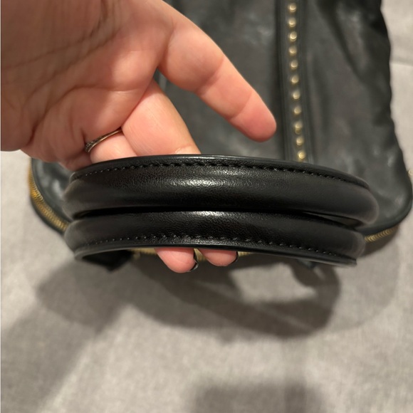 Tory Burch black leather Studded Bag in EUC. - Picture 4 of 10